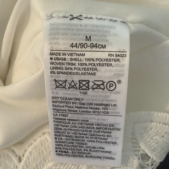 Banana Republic Top Lace Blouse White Lace  Medium   Limited Edition - Picture 10 of 10